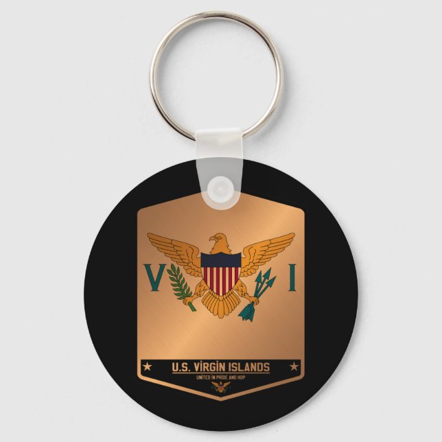 U.S. Virgin Islands Key Ring (Front)