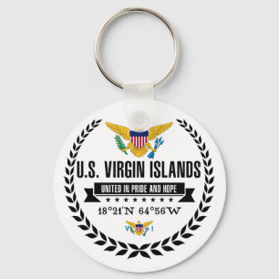 U.S. Virgin Islands Key Ring