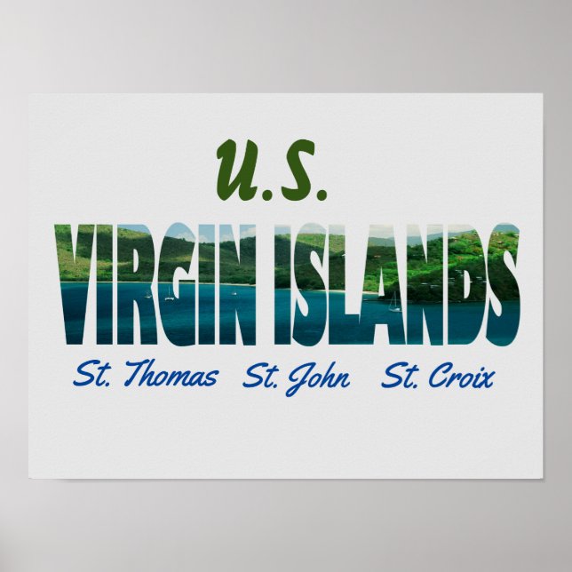 U.S. Virgin Islands Poster (Front)