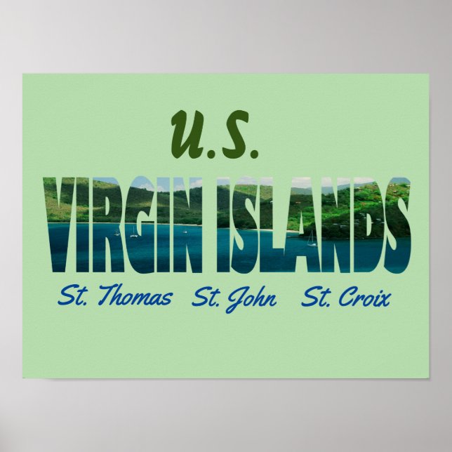 U.S. Virgin Islands Poster (Front)