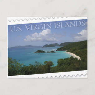 U.S. Virgin Islands - St. John's Trunk Bay Postcard