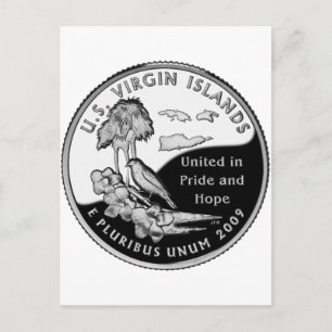 U.S. Virgin Islands state quarter Postcard