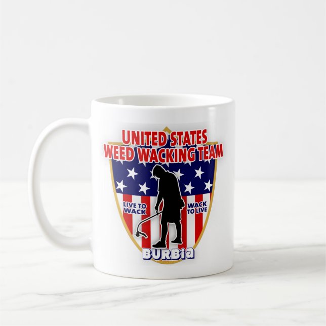 U.S. Weed Wacking Team Mug (Left)