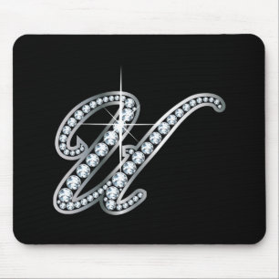 U Script "Diamond Bling" Mouse Pad