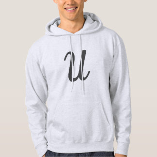 U-shaped hooded jacket hoodie