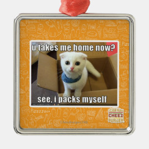 U take me home now? metal tree decoration