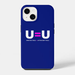 U=U HIV Undetectable Equals Untransmittable iPhone 14 Case