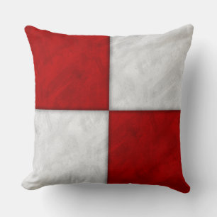 U Uniform Watercolor Nautical Signal Maritime Flag Cushion