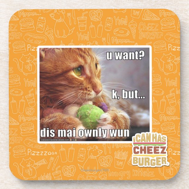 U want? coaster (Front)