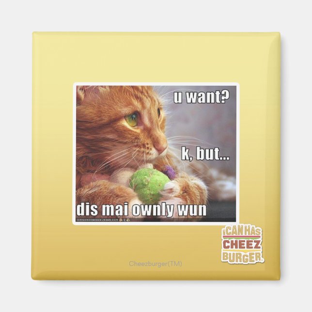 U want? magnet (Front)