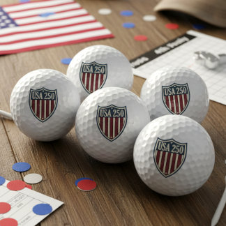 UA 250 American Shield Motif ID1301 Golf Balls