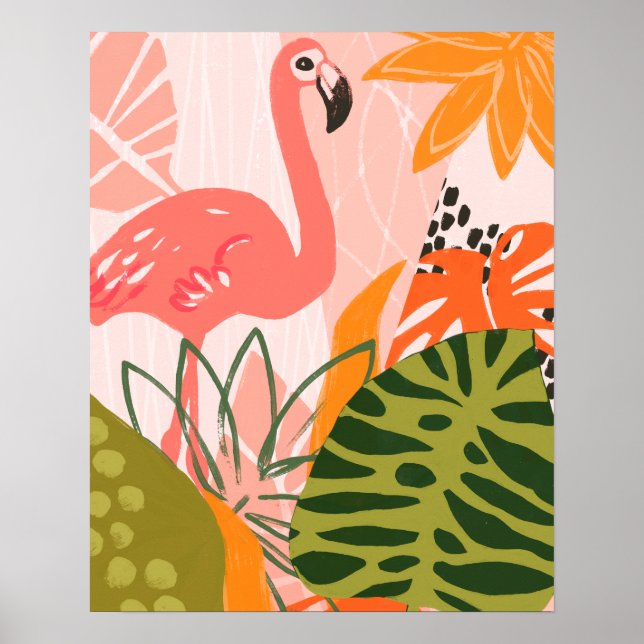 UA Jungle Flamingo II Poster (Front)