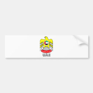 Uae Coat of Arms Bumper Sticker