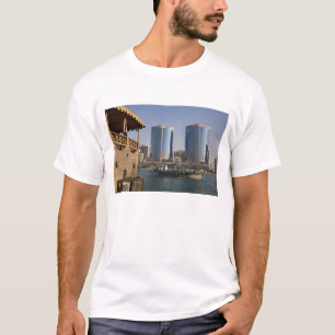 UAE, Dubai, Dubai Creek. Dhow cruises channel T-Shirt