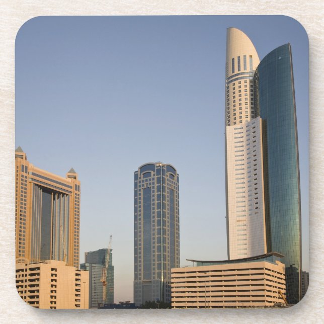 UAE, Dubai. Park Place Tower and other Coaster (Front)