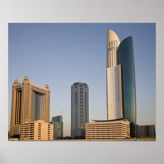 UAE, Dubai. Park Place Tower and other Poster (Front)