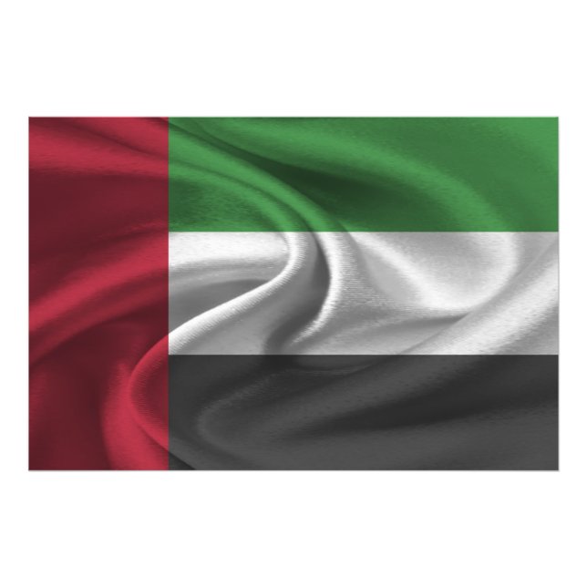 UAE Flag Photo Print (Front)