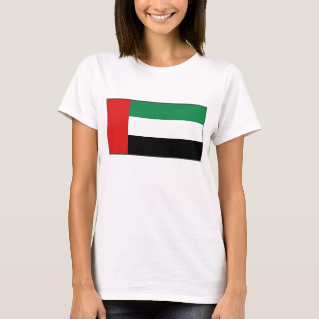 UAE Flag x Map T-Shirt (Front)