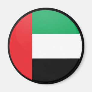 Uae quality Flag Circle Magnet