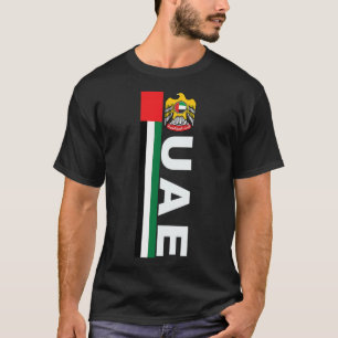 Uae Soccer Style United Arab Emirates Flag T-Shirt