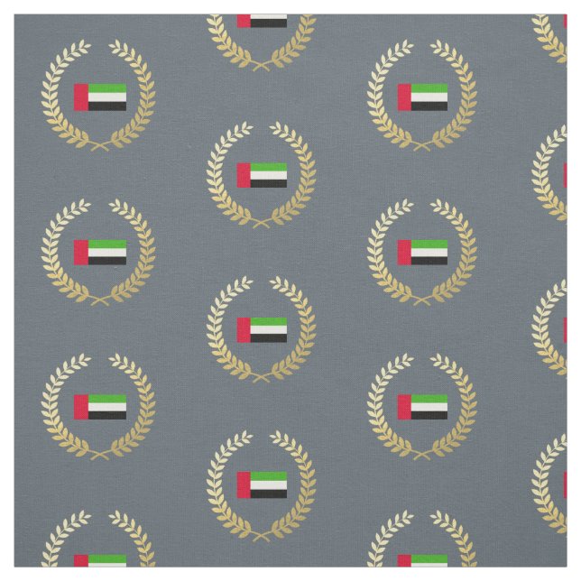 UAE United Arab Emirates Flag Fabric (Swatch)