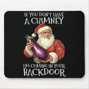 Ual Innuendo Santa Rude Christmas Mouse Pad