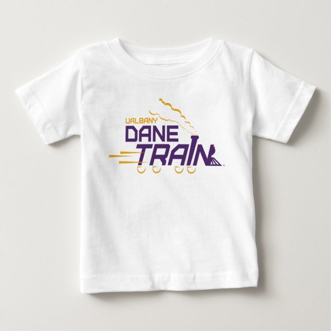 UAlbany Dane Train Logo Baby T-Shirt (Front)