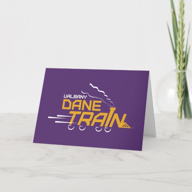 UAlbany Dane Train Logo Card (Front)