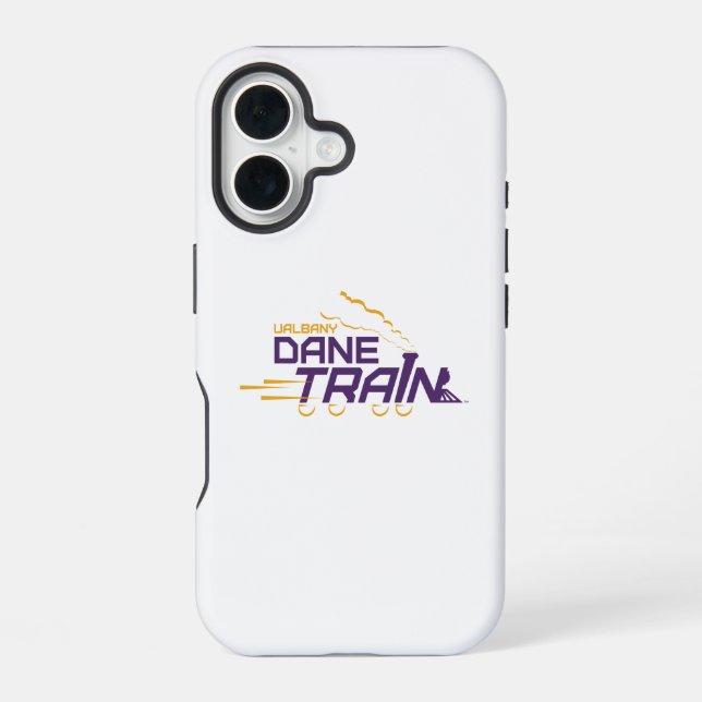 UAlbany Dane Train Logo iPhone 16 Case (Back)