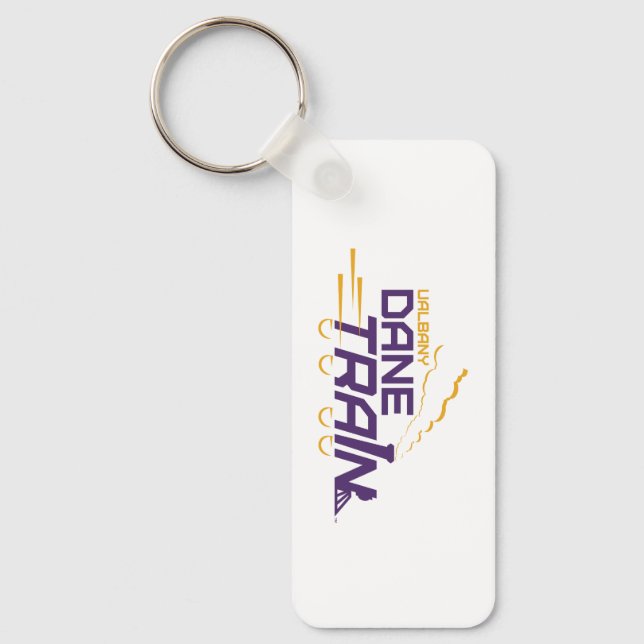 UAlbany Dane Train Logo Key Ring (Front)