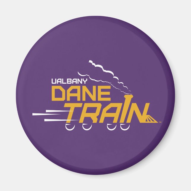UAlbany Dane Train Logo Magnet (Front)