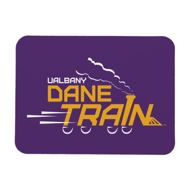 UAlbany Dane Train Logo Magnet (Horizontal)