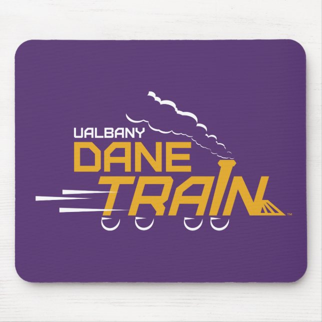 UAlbany Dane Train Logo Mouse Pad (Front)