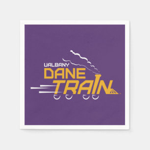 UAlbany Dane Train Logo Napkin