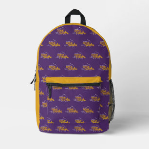 UAlbany Dane Train Logo Printed Backpack