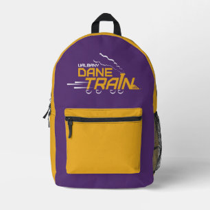 UAlbany Dane Train Logo Printed Backpack