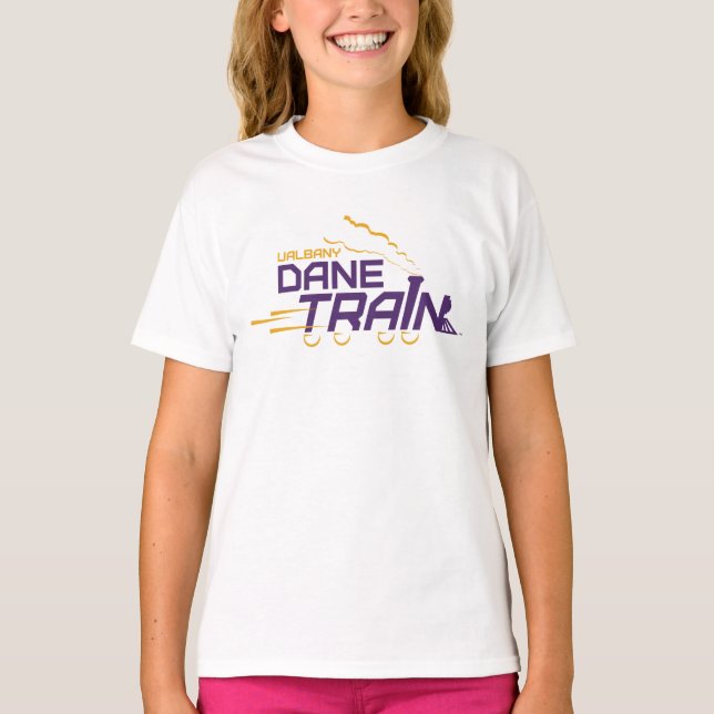 UAlbany Dane Train Logo T-Shirt (Front)