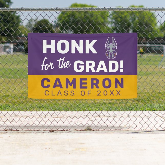 UAlbany Great Danes | Honk for the Grad Banner (Insitu)
