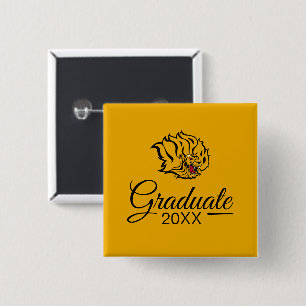 UAPB Golden Lions Graduate 15 Cm Square Badge
