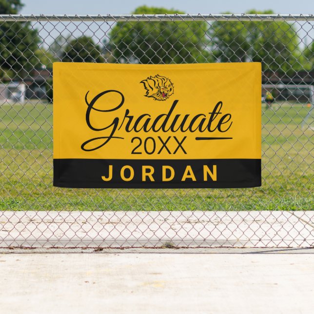 UAPB Golden Lions Graduate Banner (Insitu)
