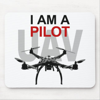UAV Quadpilot Quadcopter Pilot Mouse Pad