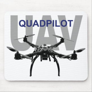 UAV Quadpilot Quadcopter Pilot Mouse Pad
