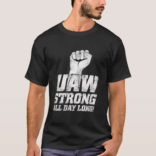 Uaw Strike Red Tee United Auto Workers Union Uaw S (Front)