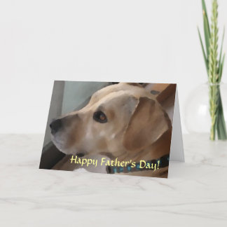 UB- Cute Pup Father's Day Card