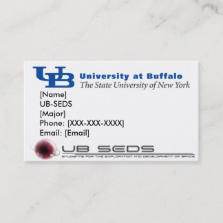 UB SEDS Business Card