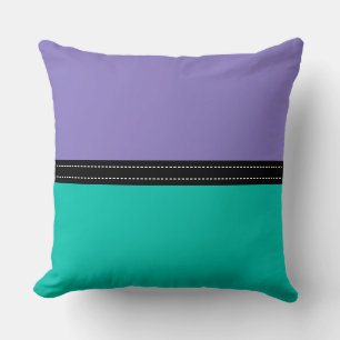 Ube & Amazonite Solid Colour Background Cushion