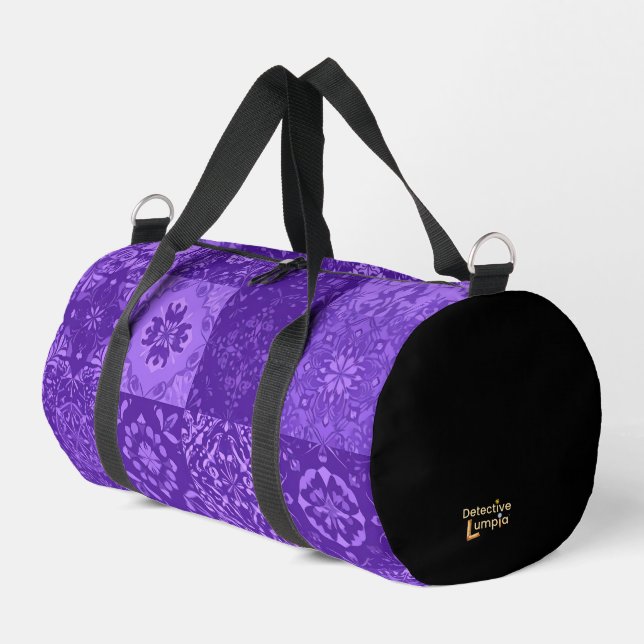 Ube Halaya Purple SMALL Duffle Bag (Left Corner)