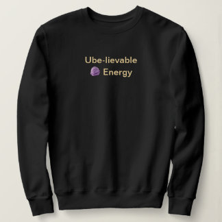 Ube-lievable Energy Filipino Pun: Pancit Fitness Sweatshirt