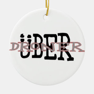 Uber Droner Ceramic Tree Decoration