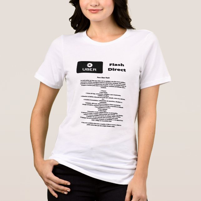 Uber Flash Direct Guidelines Tri-Blend Shirt (Front)